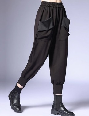 [22%할인] 2024 new fashion collection 프리미엄 홍콩백화점 수입 신상 여성 캐주얼 슬리밍 다목적 팬츠 신축성 있는 허리 밴딩이 허리를 든든하게 잡아줘 옷 핏도 한층 멋스러워져요~! (M~XL)